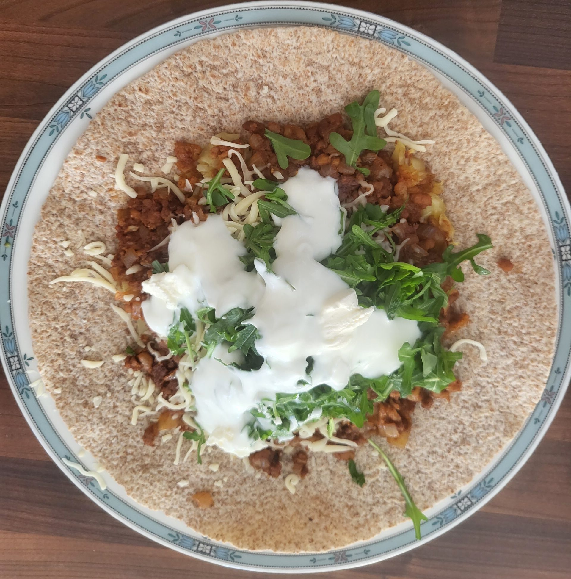 Kartoffelpuffer-Crunchwrap